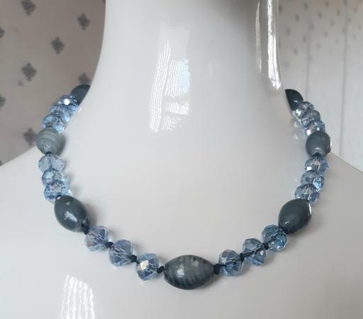 Buy & Sell Merseyside Saint Helens - Photos for aquamarine glass and crystal necklace