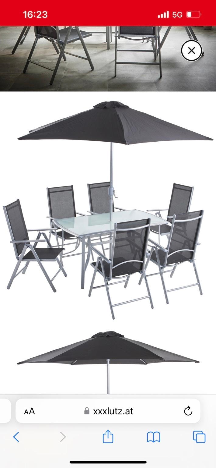 GartenTisch mit Sonnenschirm in 4052 Ansfelden für 70,00 € zum Verkauf