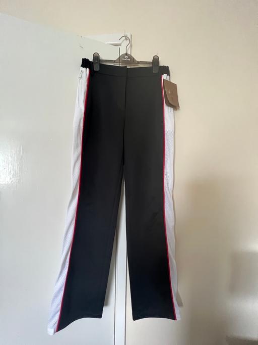 Buy & Sell Newry, Mourne and Down Newcastle - Newry, Mourne and Down - Photos for Burberry Black Mesh Stripped Jersey Trousers