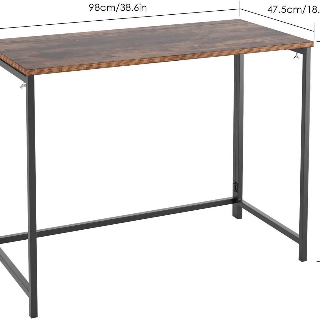 🧿Type Computer Desk
🧿Shape Rectangle
🧿Product Type Desks
🧿Item Height 75 cm
🧿Features Folding
🧿Material Metal and wood
🧿Item Length 98 cm
🧿Room Any Room, Basement, Bathroom, Bedroom, Dining Room, Foyer, Guestroom, Hallway, Home Office/Study
🧿Item Width 47.5 cm