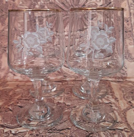 Buy & Sell Merseyside Saint Helens - Photos for beautiful raised detail flower sherry glasses