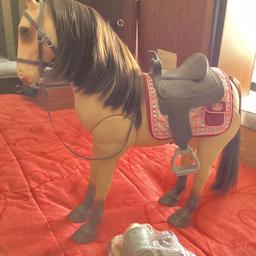 Excellent condition our generation Morgan horse with accessories. This is the horse with moveable legs.