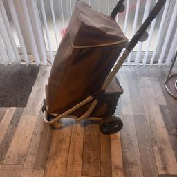 lightweight shopping trolley push or pull purchased from disabled shop paid £70 trouble with folding otherwise in perfect condition