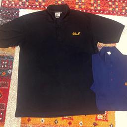 Zwei Tshirt neue schwarz und dunkelblau 
Nie einmal getragen 
Versand ist möglich 
25€ für 1 Stück 
45€ für beide