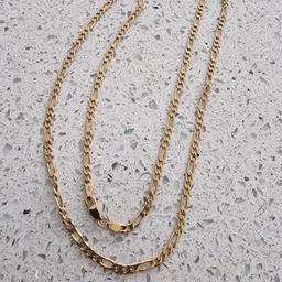 9CT Gold Figaro Chain.
20 Inches in Length.
7.2 Grams in Weight.
Excellent Condition.