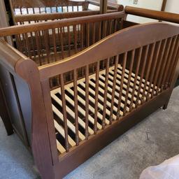 baby cot purchased from mothercare but no longer need it . In good condition with minor scratches please see images
