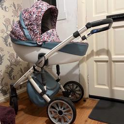 Hiya selling this beautiful Anex 3 in 1 sports pram! Such a good pram to have! Helped me so much when my baby was newborn even up to now, the wheels have suspension, really good for all kinds of weather.. also the pram handle is adjustable, the car seat comes with adapters also comes with a bag at the bottom of pushchair that you could fit a lot of things in, ideal from newborn till about 3? honestly hate to see my pram go but I need storage in my house it’s just in my daughters room taking up space now. Original price is £700+ I want £150 Collection only from B19.