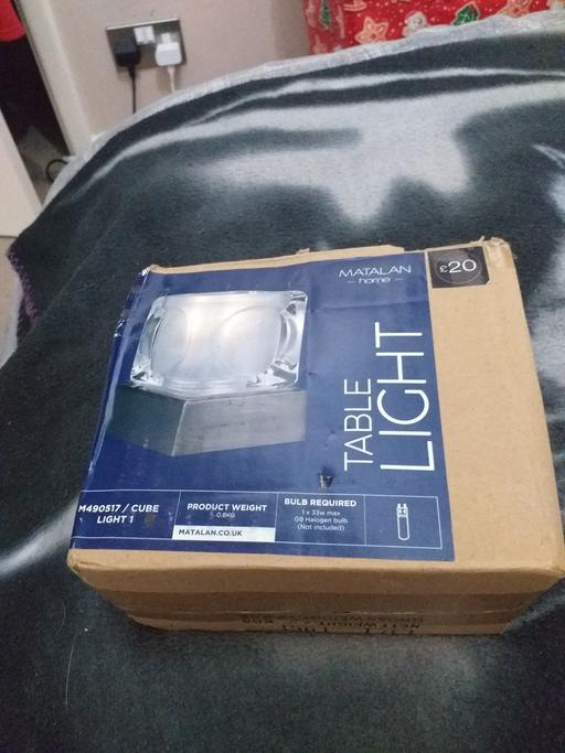 Buy & Sell Nottinghamshire Mansfield - Photos for BRAND NEW CUBE TABLE LIGHT