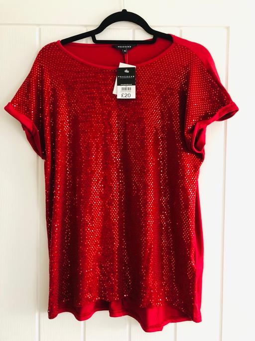 Buy & Sell North London Whetstone - North London - Photos for Sequin sparkling red blouse Christmas 