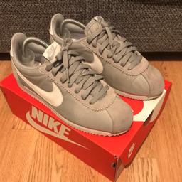 Nike cortez nylon suede grey #nike #cotrez #trainers #clearout #grey