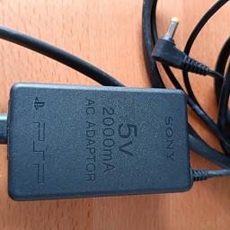 Originales PSP Ladekabel ohne PSP.
AC Adaptor, 5V, 2000mA

kann vor Ort getestet werden.
Versand zahlt der Empfänger.
Kein Umtausch.