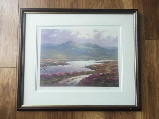 Buy & Sell Derbyshire North East Derbyshire - Photos for Framed Fishing Scene Painting