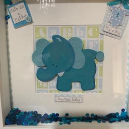 Baby boy nursery boxed pic can put lights in for extra £5