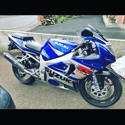 Suzuki GSXR 600 k2
3 keys
35k part service history ✅
Good condition for year
Been well looked after
Gsxr bar ends
Rear seat cowl
Crash bungs on side
Serviced by me when I brought it
Rides and stops as it should
Micron exhaust - sounds nice 👌🏾
Still have the original exhaust too ✅
New Michelin tyres front and back ✅
New rear mud guard ✅

Ready to go for summer ✅
Moted

Or swap for a car

Any questions just ask