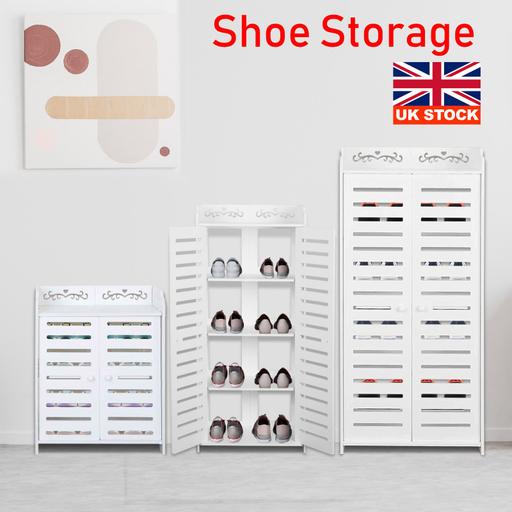 Buy & Sell Central London Barbican - Central London - Photos for 5Tier White Shoe Storage Cabinet Unit