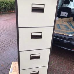 Filing cabinet for sale in Excellent condition.4 Drawer. Suitable for home and office documentation. Very sturdy and comes with 2 keys.please see last photo which has all measurements. 