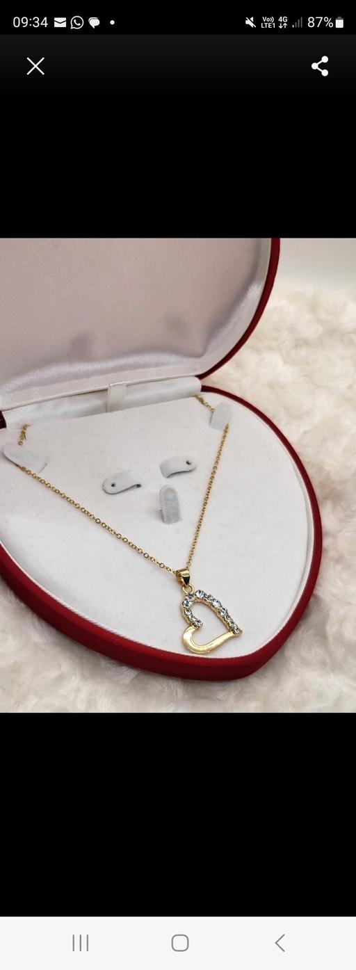 Buy & Sell Greater Manchester Rochdale - Photos for Ladies 18ct gold plated heart pendant