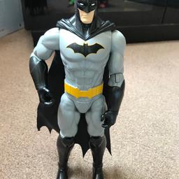12 inch Batman with cape 
Small mark on back leg