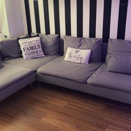 For sale IKEA sofa soderhamn gray used very good clean condition long 285 cm