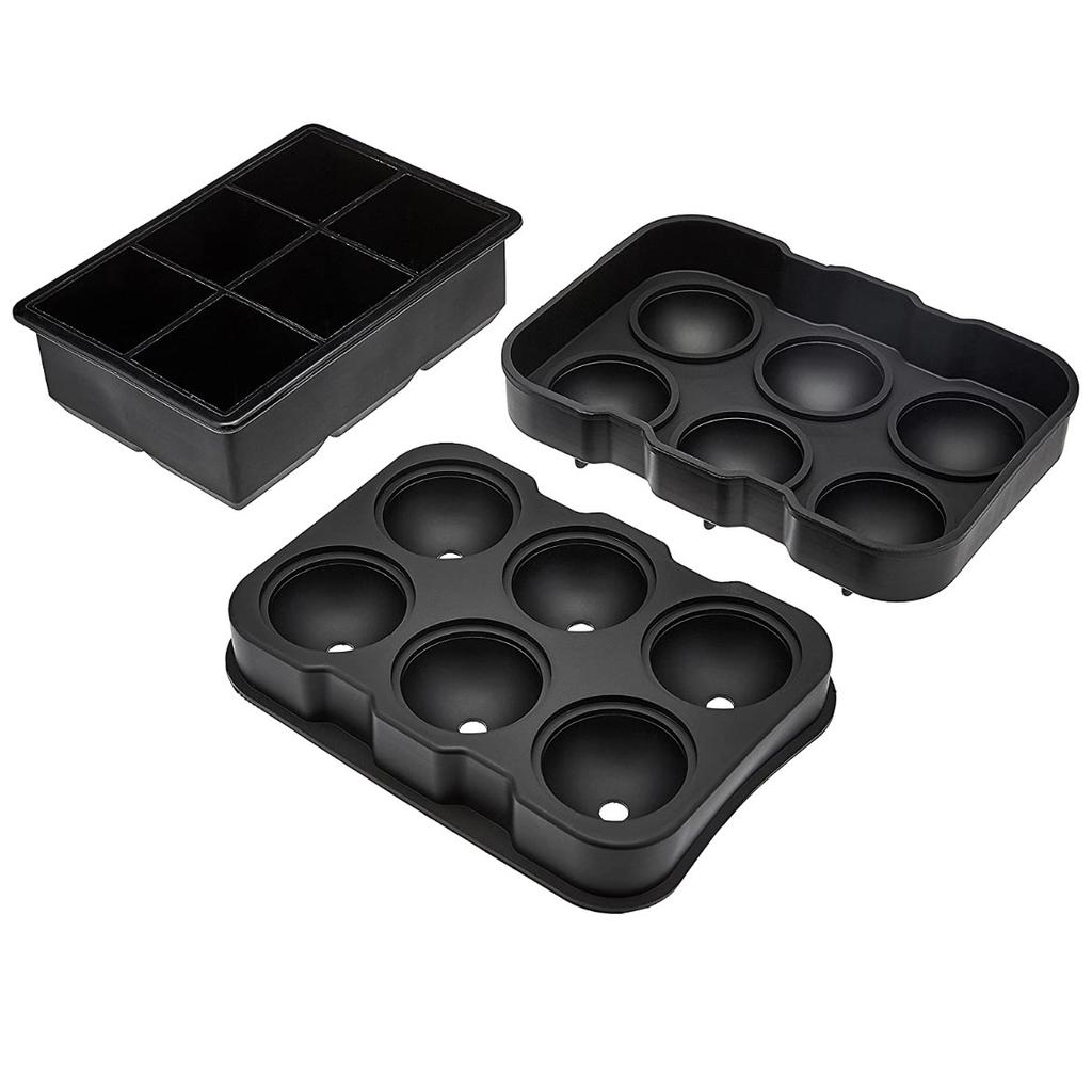 Giant Silicone Ice Cube Tray (Black)

Material: Silicone
Colour: Black
Shape: Round & Square

Collection only: Church, Accrington (BB5).