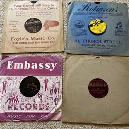 Rare Old 78s dating from 1920s
Not able to play so condition unknown.
Got to be worth more than asking.
Local delivery only 