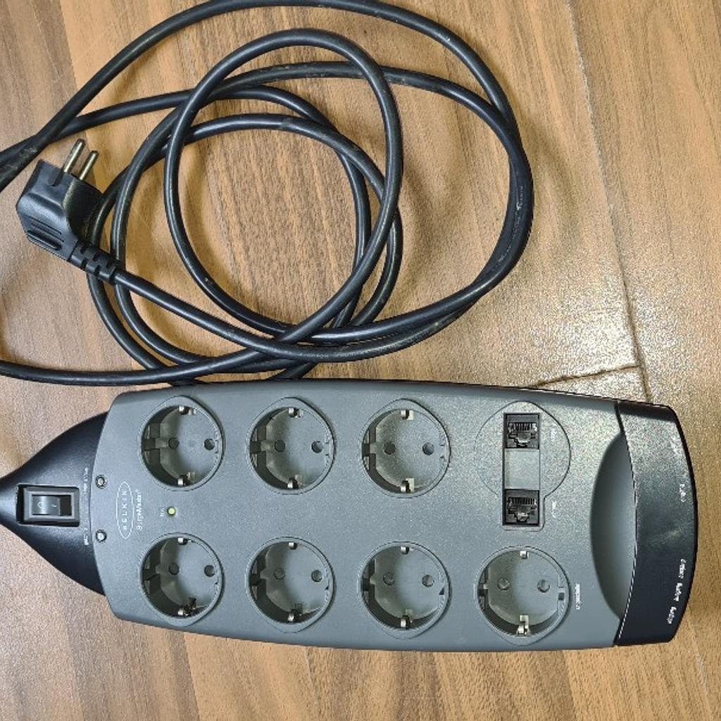 Belkin Surgemaster Überspannungsschutz +Tel. in 64653 Lorsch für € 15 ...
