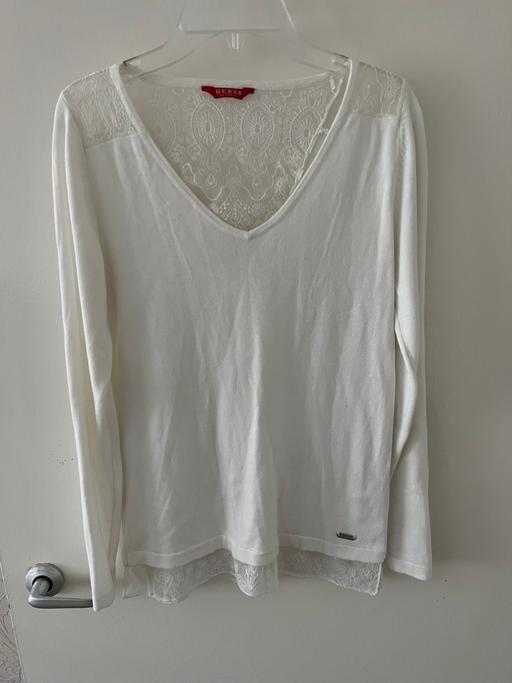 Buy & Sell South West London West Brompton - South West London - Photos for Guess Lace Knit Top Blouse Size Small