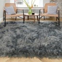 Real fluffy Rug ,it is how you see on the photos , free return if you dont see how it is on the photos

80x150 32 Pounds
160x230 97 Pounds
Colour Grey
Style Shaggy Rugs
Material 80% Acrylic / 20% polyester
Backing Suede
Depth 60mm HAVE YOU EVER USE SUCH PILE LENGTH FLUFFY RUG

Colour are available : CREAM / SILVER