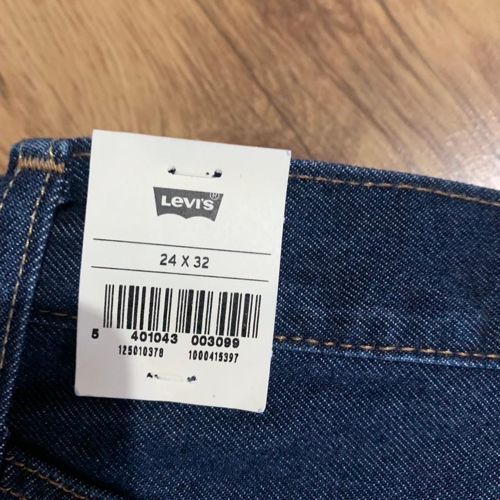 Levi 501R jeans blue size 24/32 new with tags