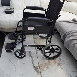 invacare wheelchair with wide sitting 21 inches .