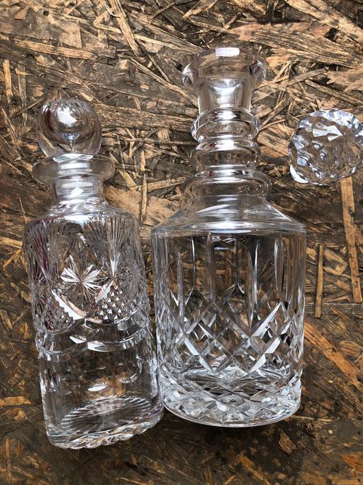 Buy & Sell Derbyshire Bolsover - Photos for 2 heavy decanters