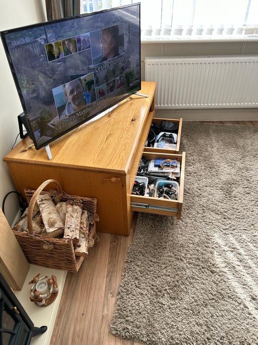 Buy & Sell Nottinghamshire Broxtowe - Photos for 2 drawer shelf oak unit