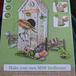 new boxed kids craft project, keeping them quiet during hols etc.
make your own mdf birdbox.
collect bl3