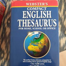 Webster's English Thesaurus, by Websters, English Thesaurus