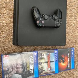 Playstation 4, controller and games for sale

All leads included

In good condition 

Collection from Lichfield WS14