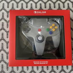 🍄Only 3 controllers left for multiplayer fun🍄

Perfect for Pokémon Stadium that comes out 12th April 2023 on Nintendo Switch Online!

Brand New And Sealed Nintendo 64 Controller for Nintendo Switch and PC.

This is a genuine Nintendo 64 controller made to be used with Nintendo Switch Online games or emulators on PC like Project 64.

Enjoy Nintendo 64 games the way they're meant to be played – using a full-size Nintendo 64 style wireless controller!

N64 Controller

Perfect for games like:

GoldenEye 007
Super Mario 64
The Legend of Zelda: Ocarina of Time
Mario Kart 64
and more

Up to four Nintendo 64 controllers can be connected to the same Nintendo Switch console for local multiplayer.

This is still brand new and sealed and is perfect either for the collection or as a gift to play.

Nintendo Switch
PC

No postage or delivery on this item.
Collection from Wollaston DY8.
Smoke free, pet free home.