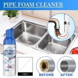 Spray Foam Cleaner 60ml Foaming All Purpose Pipe Cleaner Kitchen Deep Cleaning Spray Cleaning Tool for Stubborn Grease & Grime