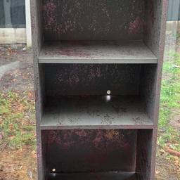 Bookcase- been painted grey with pink glitter and varnished. Free for collection asap