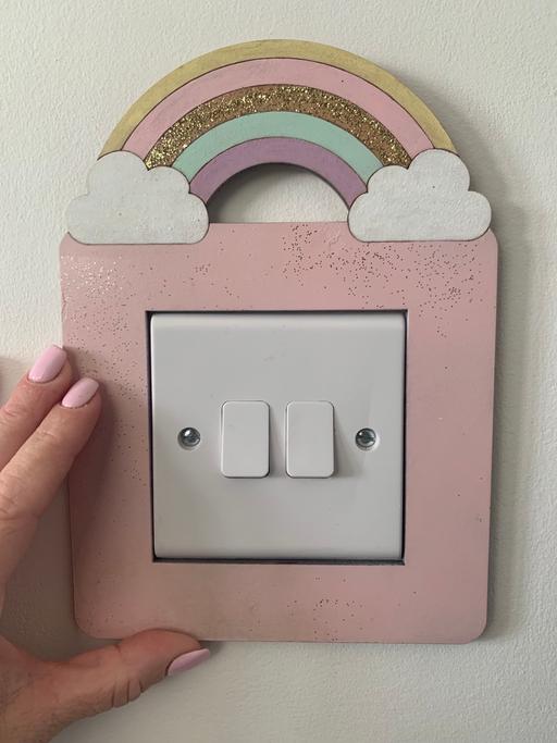 Buy & Sell Kent Medway - Kent - Photos for Girls rainbow light switch cover 🌈 