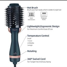 CkeyIn 2 in 1 Hair dryer and blower brush