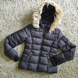 Girls black store coat age 11