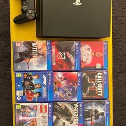 PlayStation 4 Pro 1TB

Controller and 12 games included

Comes with all necessary leads.

Collection from Lichfield WS14