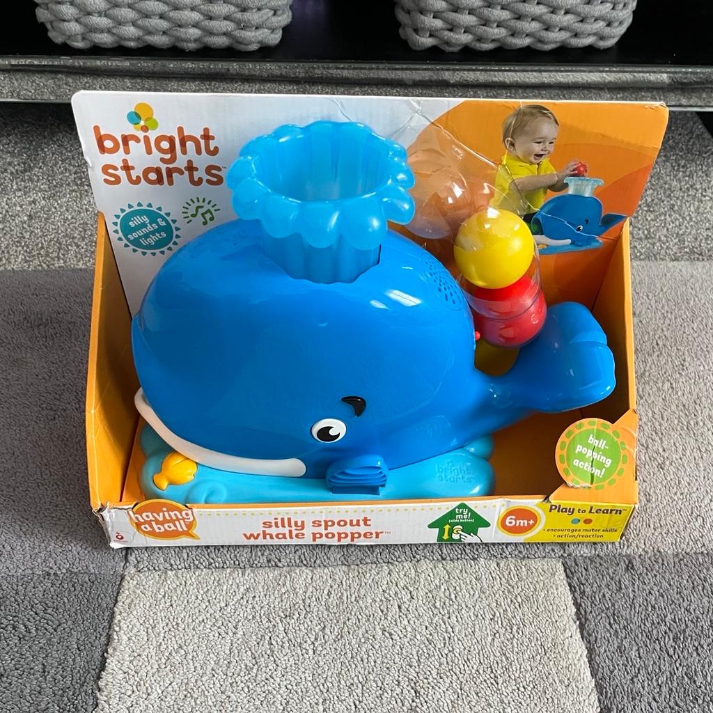 Baby Toy B Toys Poppity Whale Pop Pop Ball Popper Toy Poppity