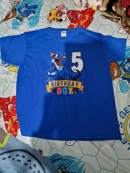 Buy & Sell Essex Basildon - Photos for Brand new Age 5 Birthday T-shirt