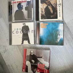 5 Joe Cocker Alben (CD) in sehr gutem Zustand

- Night Calls (1991)
- Organic (1996)
- Across from Midnight (1997)
- Respect Yourself (2002)
- Heart & Soul (2004)

Zzgl. Versand
(4,95€ Hermes Paket)

Privatverkauf aus Sammlungsauflösung, keine Rechnung, keine Rücknahme