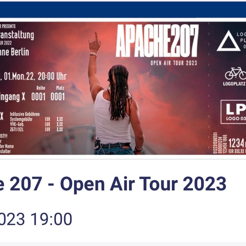 apache tour 2023 tickets