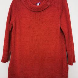 UK size 16
Red Jumper
Excellent condition 
Collection Hockley
