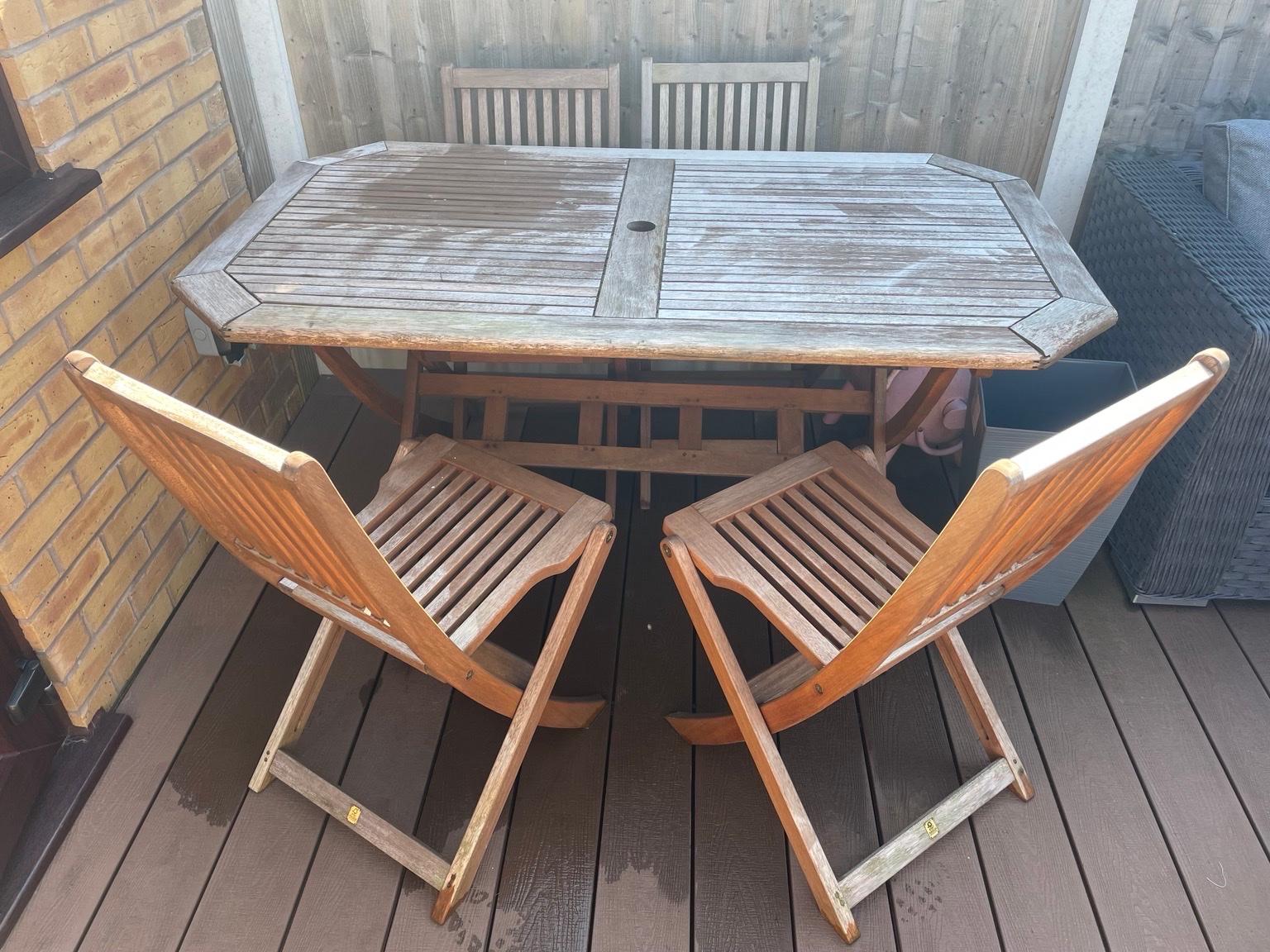 Garden table & 4 chairs in Wigan for £50.00 for sale Shpock
