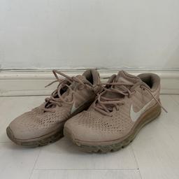 Used Nike Air Max 2017, but still in pretty good shape, as shown in images. In sand/beige colour. Has been washed and cleaned, and from smoke and pet free home.
Product code: 849559-201
UK size: 9.5
EU size: 44.5
US size: 10.5