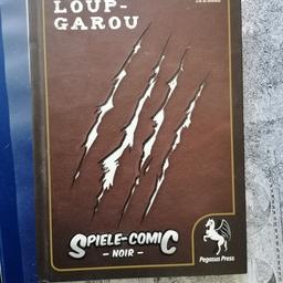 Spiele Comic Buch Noir 
Loup Garou

Ein schönes Buch, gebunden Hardcover, 
Mit Lesezeichen. Wie neu.

Toller Comic

Man trifft die eigenen Entscheidungen und bestimmt wie es weiter geht

Fantasiewelt

Neupreis 14,95€

Versand 2€ Warensendung